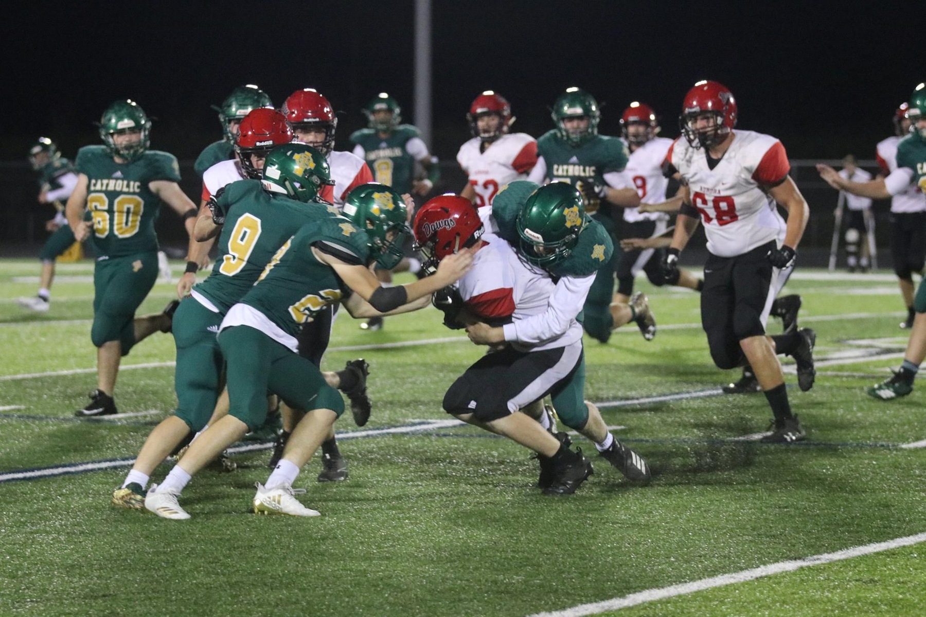 Irish move to 5-1 with strong defensive effort against Aurora