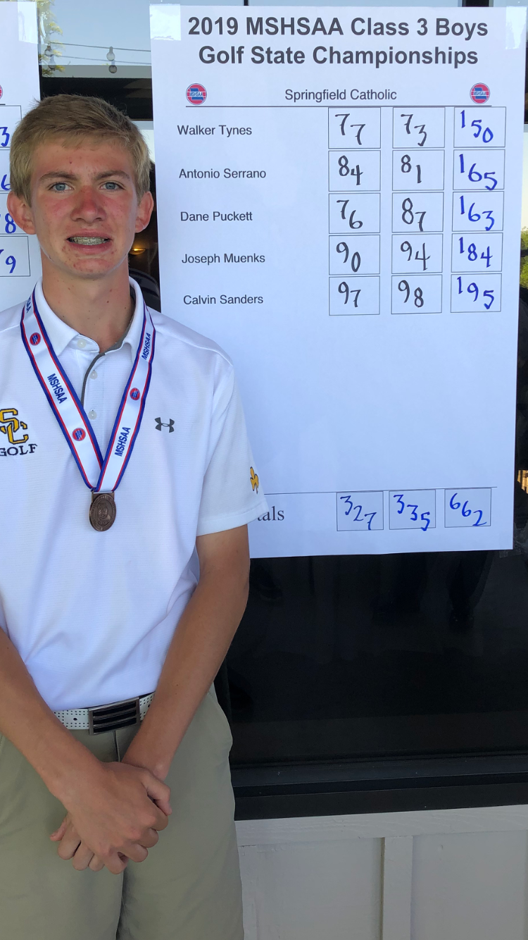 Tynes leads Irish golfers at MSHSAA Championships