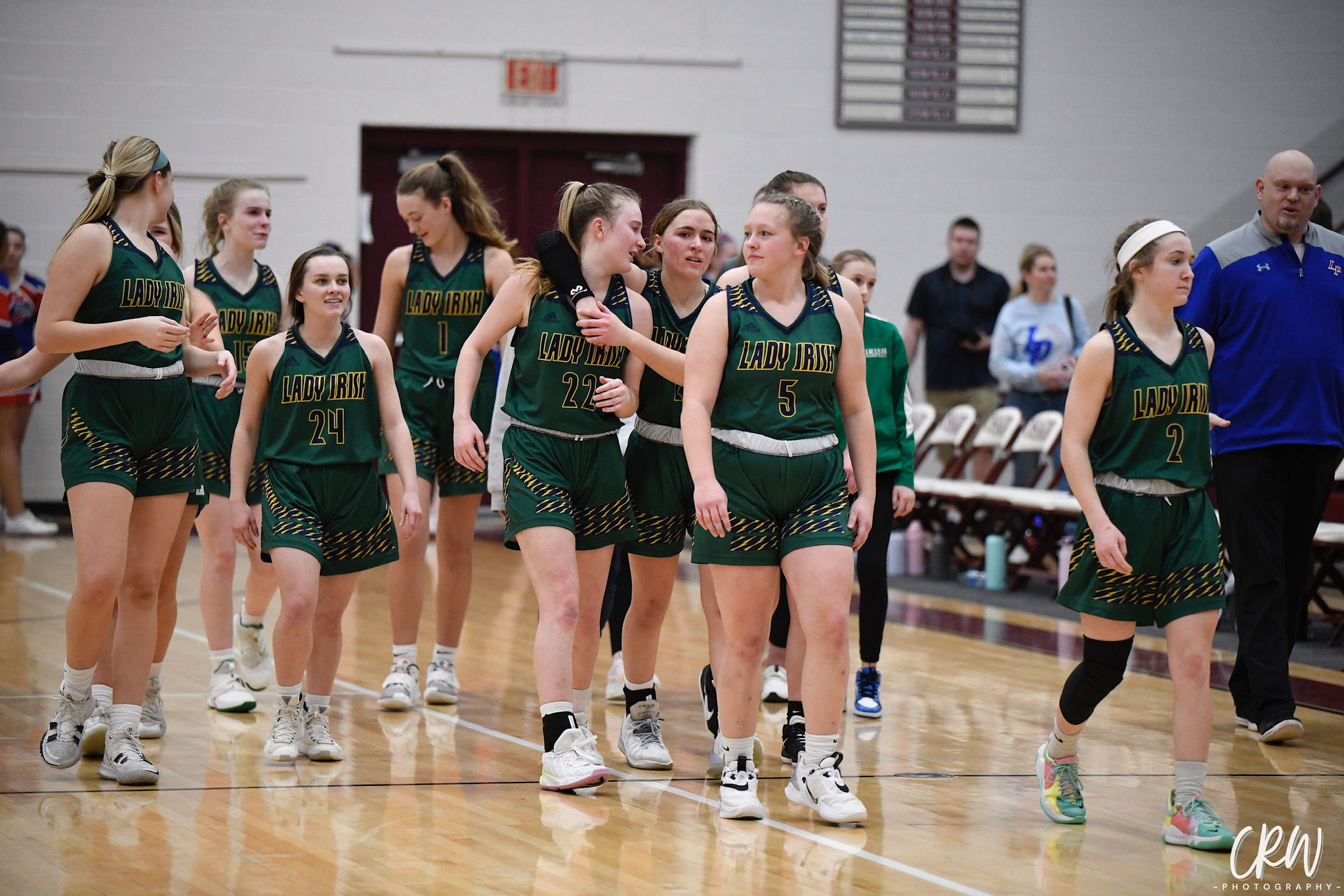 Lady Irish Season Ends in District Semifinals