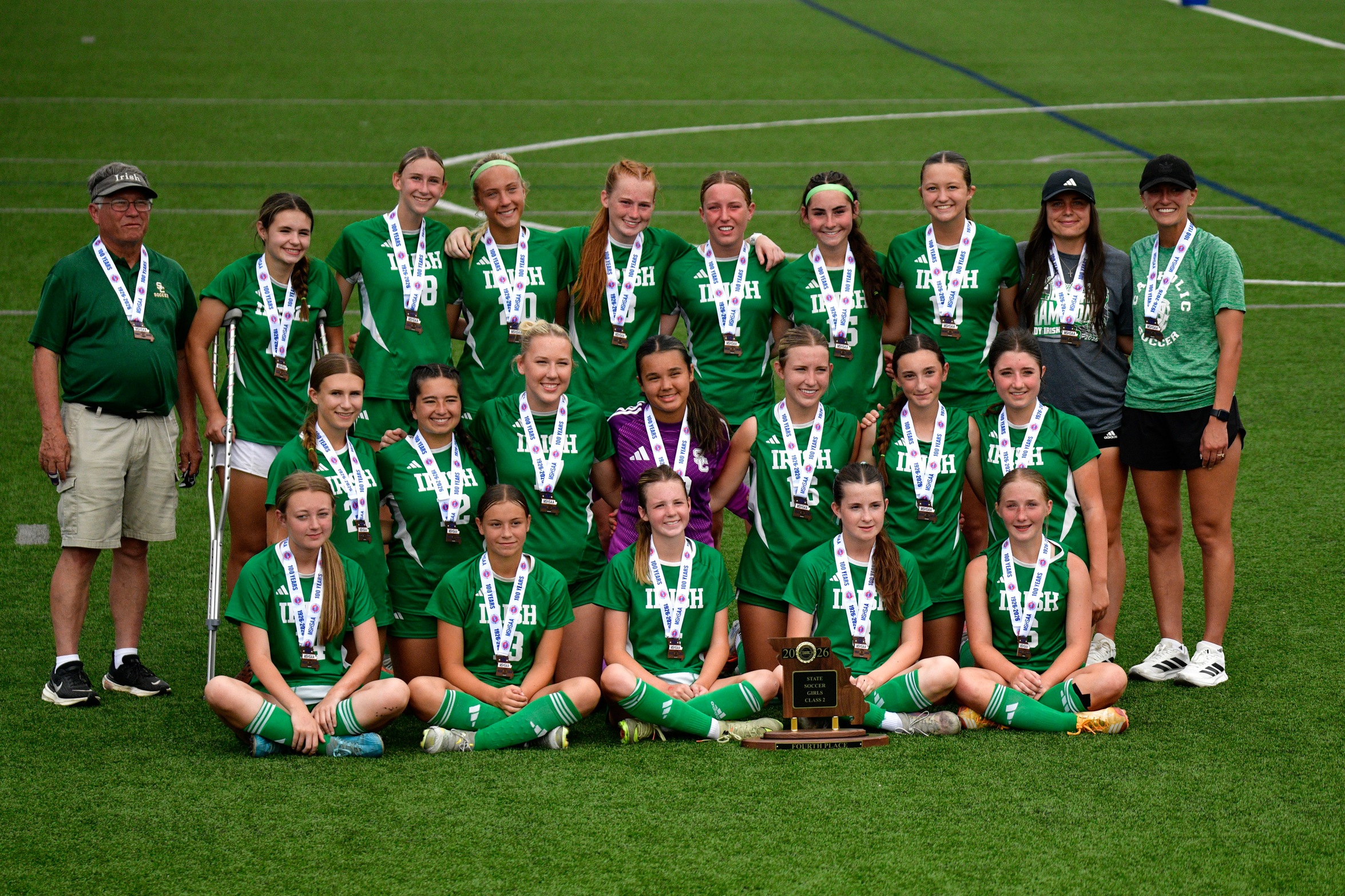 Lady Irish Soccer Finish Top Four at State