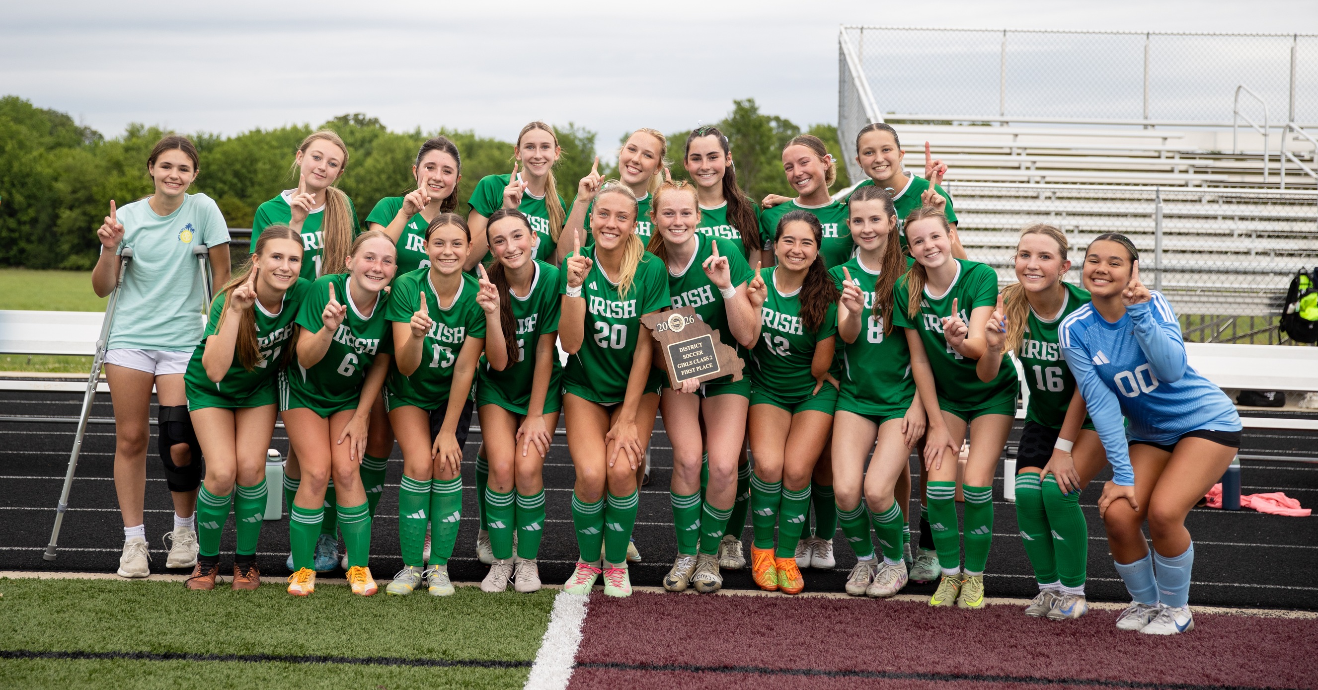 Lady Irish win 22nd District title with tense 2-0 victory over Logan-Rogersville